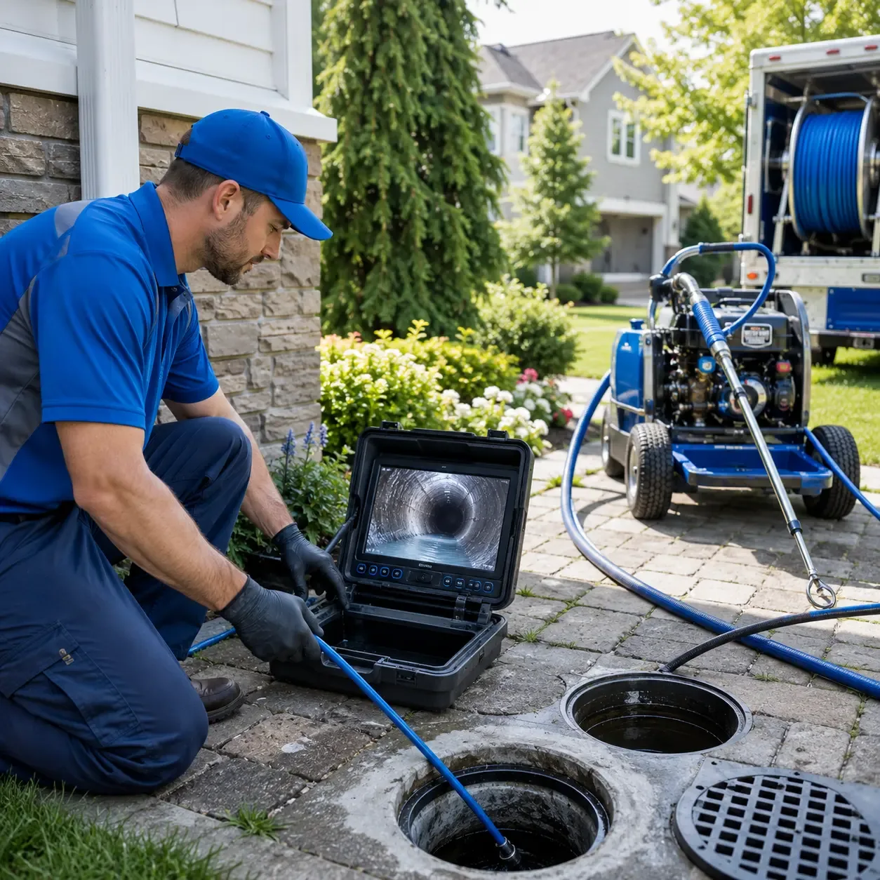 Outdoor drain cleaning professionals serving Hampton, KY