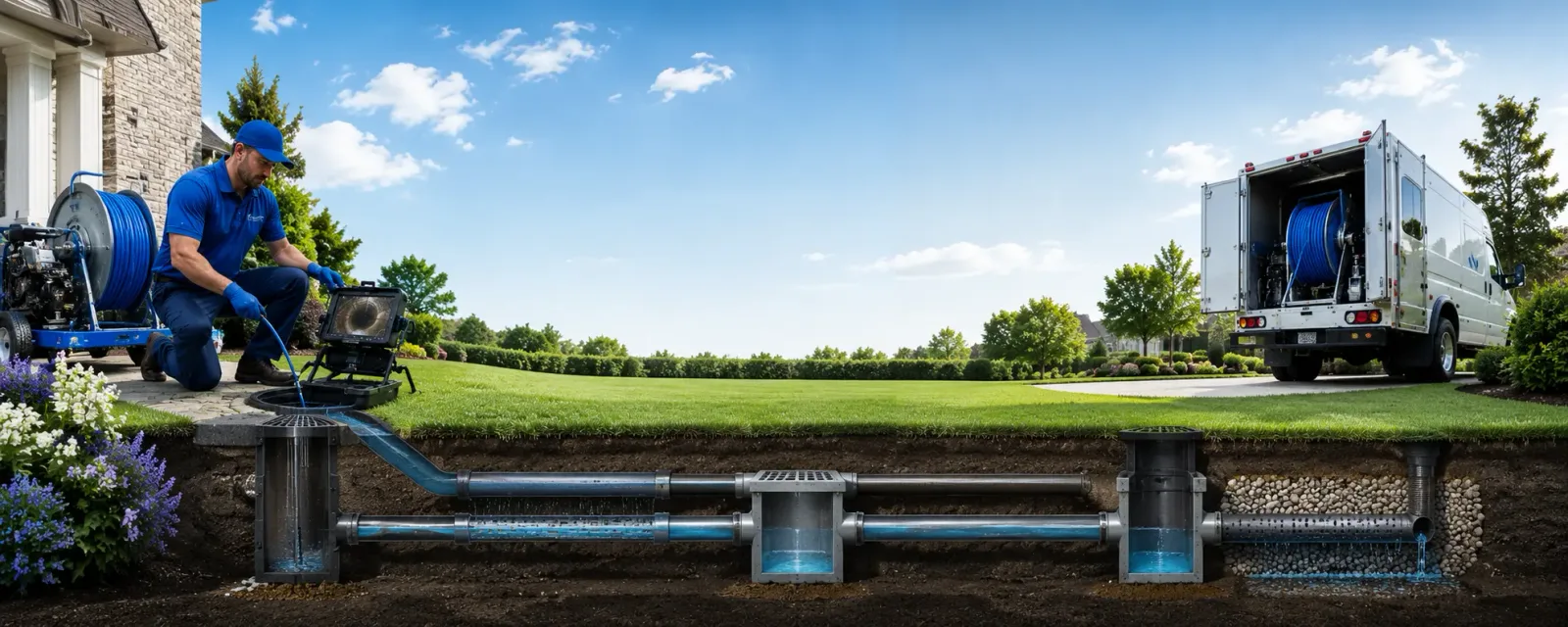 Outdoor drain cleaning information for Hampton, KY